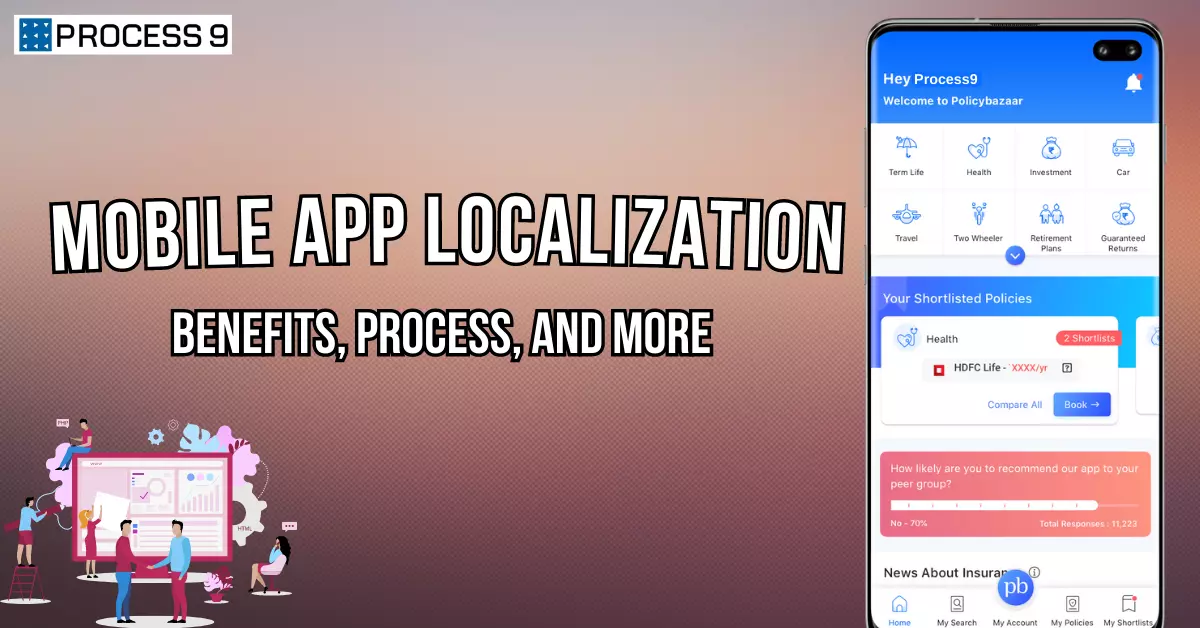 Mobile app localization