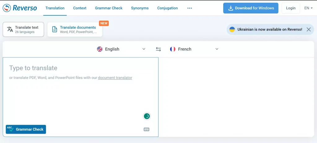 Reverso Translator