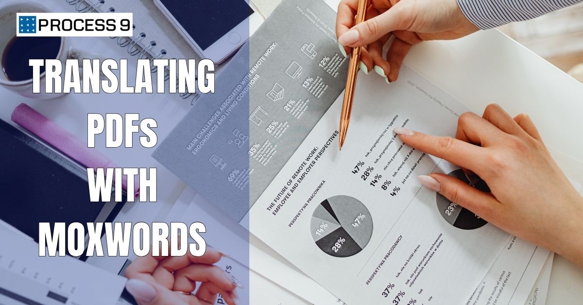 Translate PDF documents with MoxWords